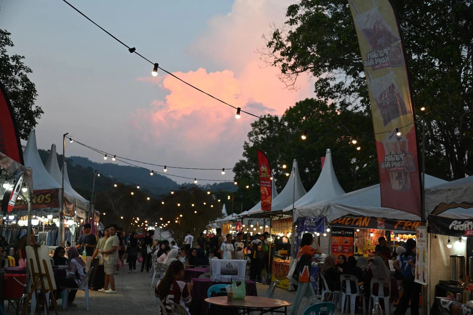 Community visitors at the carnival